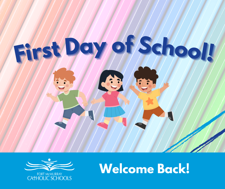 First Day of School graphic